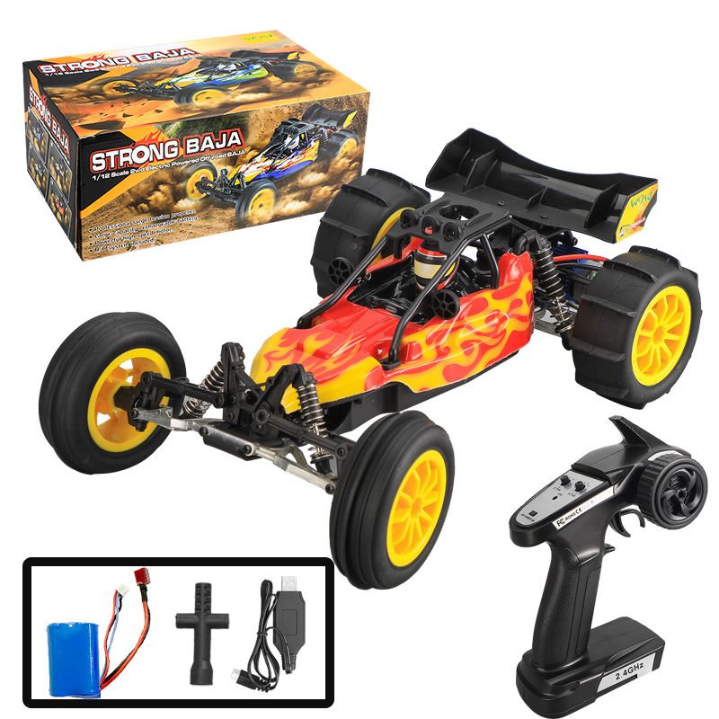 Véhicule tout-terrain télécommandé à grande vitesse RC à quatre roues motrices Big Foot Racing jouet électrique modèle de voiture adulte garçon_voghion.com