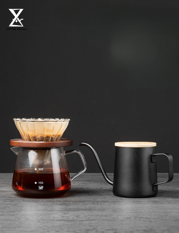 Set Qiru per principianti, tazza con filtro per caffè, caffettiera a goccia manuale_voghion.com