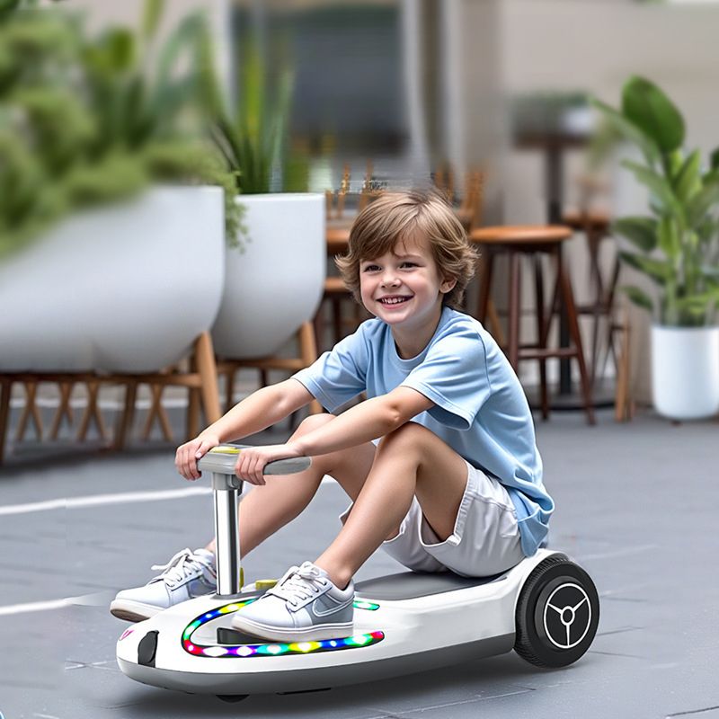Zola Children's Electric Twist For Adults And Kids, Anti-Tip, 2025 Balance Car With Explosion-Proof Four-Wheel Tires_voghion.com