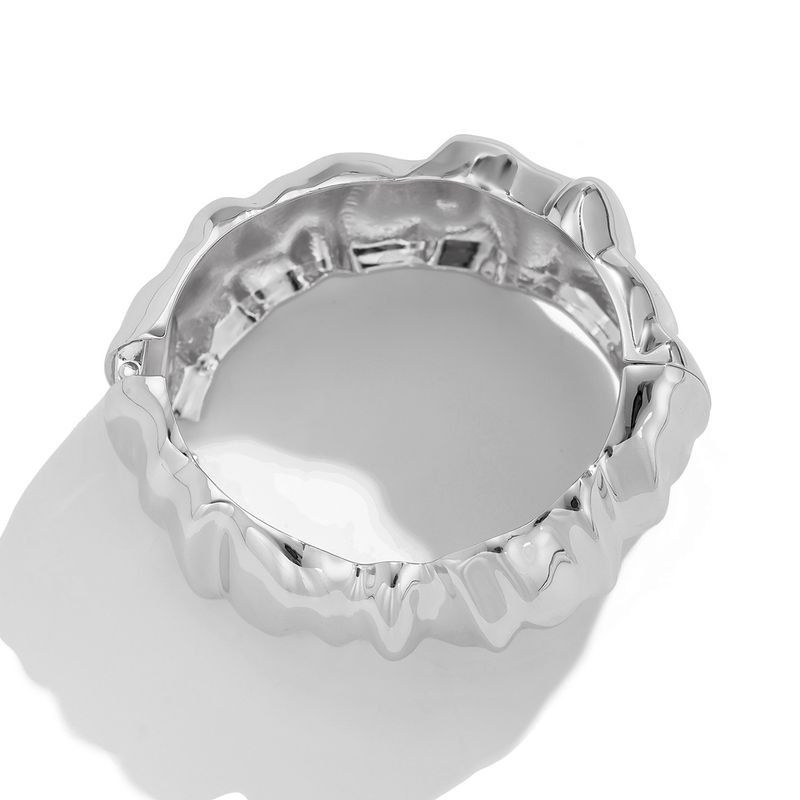 Temperament Baroque Big Pearl Ins Stacked Bracelet, Exaggerated Irregular Winding Bracelet_voghion.com