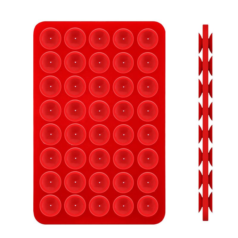 Square Double-sided Silicone Phone Suction Sucker Pad Bracket, Non-slip Suction Force, Silicone Mobile Phone Back Sticker Suction_voghion.com