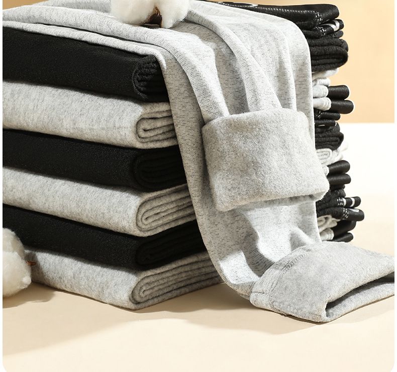 Underwear & Sleepwears Warm Pants Seamless Bottom Plus Velvet Men's Thermal Underwear Winter Warm Fleece-Lined Long Johns Seamless Base Layer Pants_voghion.com
