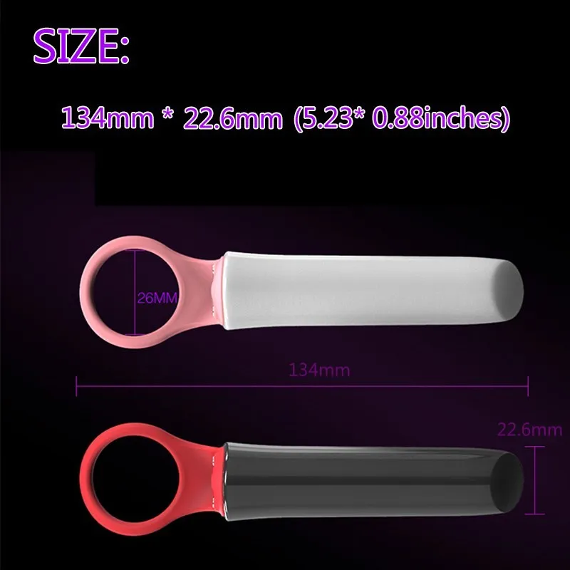 Vibratore Meselo a 12 modalità con potente anello di trazione, mini vibratore a forma di rossetto con ricarica magnetica_voghion.com