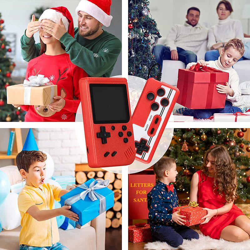 Retro Portable Mini Video Console Built-in 400 Games 3.0 Inch LCD Screen Kids Gift 8-Bit Handheld Game Player AV Output_voghion.com