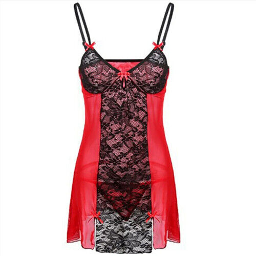 Lingerie sexy taglie forti 8-26 trasparente pigiama da notte più intimo_voghion.com