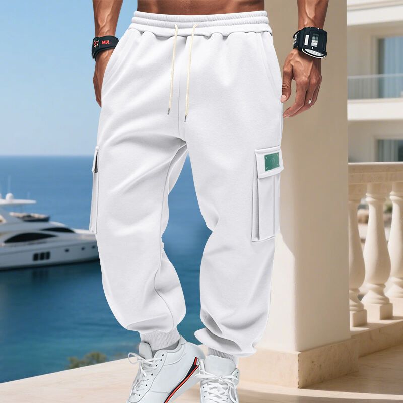 Tactical Cargo Joggers – Fleecegefütterte Arbeitshose für Herren mit mehreren Taschen und verstellbaren Bündchen (S-3XL)_voghion.com