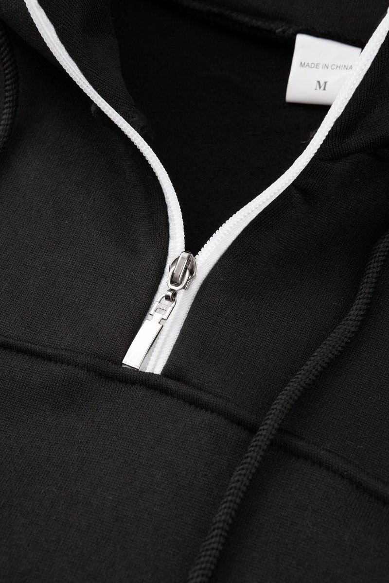 Felpa con cappuccio autunno/inverno 2024 nuova giacca casual spessa da uomo stampabile larga_voghion.com