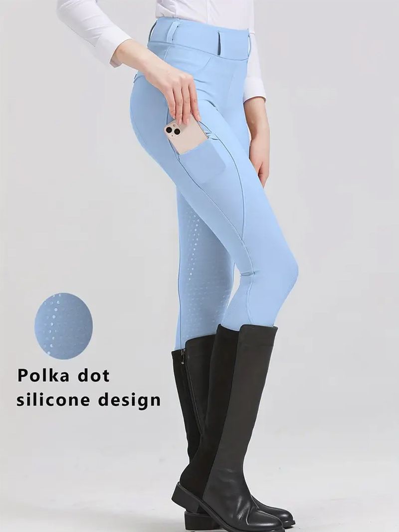 Pantaloni attillati estivi per equitazione, elastici per attrezzature da esterno_voghion.com