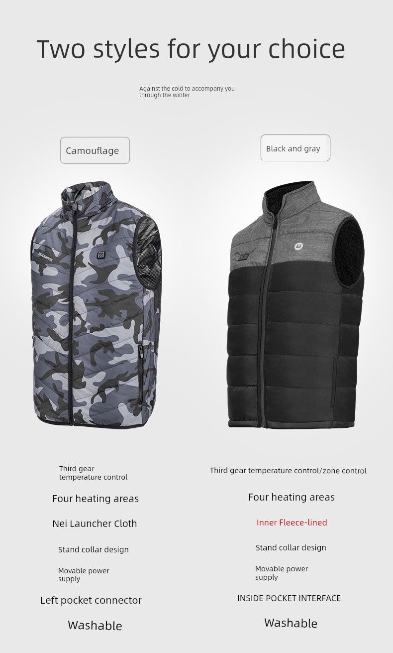 Cold Protection In Winter Warm Vest Er Motorcycle_voghion.com
