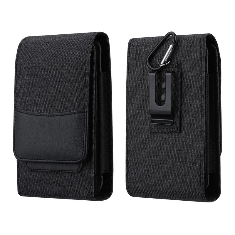 Marsupio portacellulare in tessuto Oxford con patta verticale in velcro_voghion.com