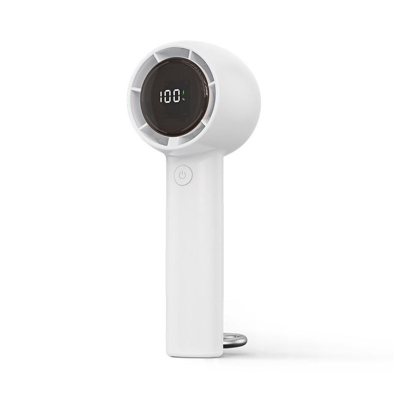 New Digital Display Outdoor Portable Usb Charging Violent Hurricane Mini Fan Handheld Turbo Fan_voghion.com