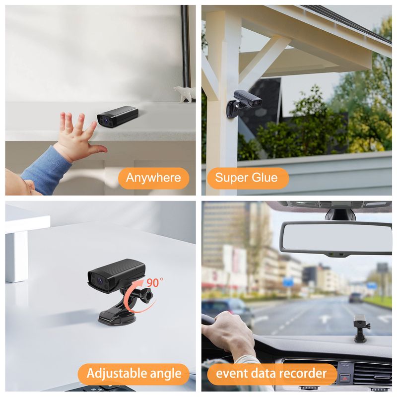 Távoli mobil vezeték nélküli beltéri monitor otthoni intelligens HD éjjellátó fényképezőgép_voghion.com