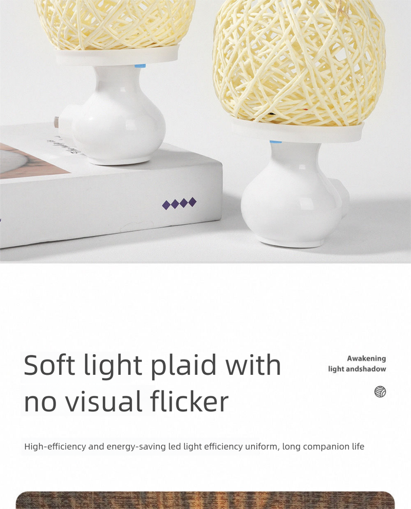 Internet Celebrity Table Night Light Dual Adjustable Color Changing Bedroom Bedside Socket Energy-saving Baby Feeding_voghion.com