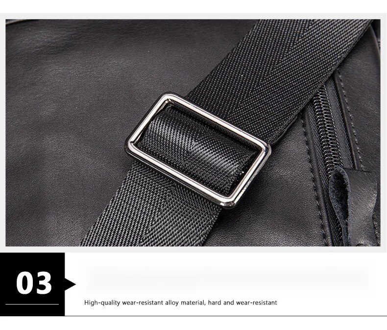 Borsa a tracolla a tracolla in pelle bovina resistente all'usura di fascia alta dei nuovi uomini 2024_voghion.com