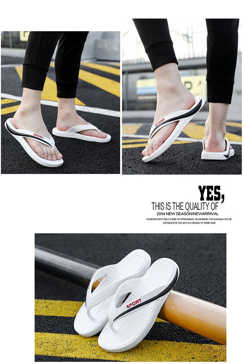 Modische Flip-Flops für Herren, Sommer, trendige Outdoor-Flip-Flops, Outdoor-Freizeit, rutschfeste Strandsandalen_voghion.com