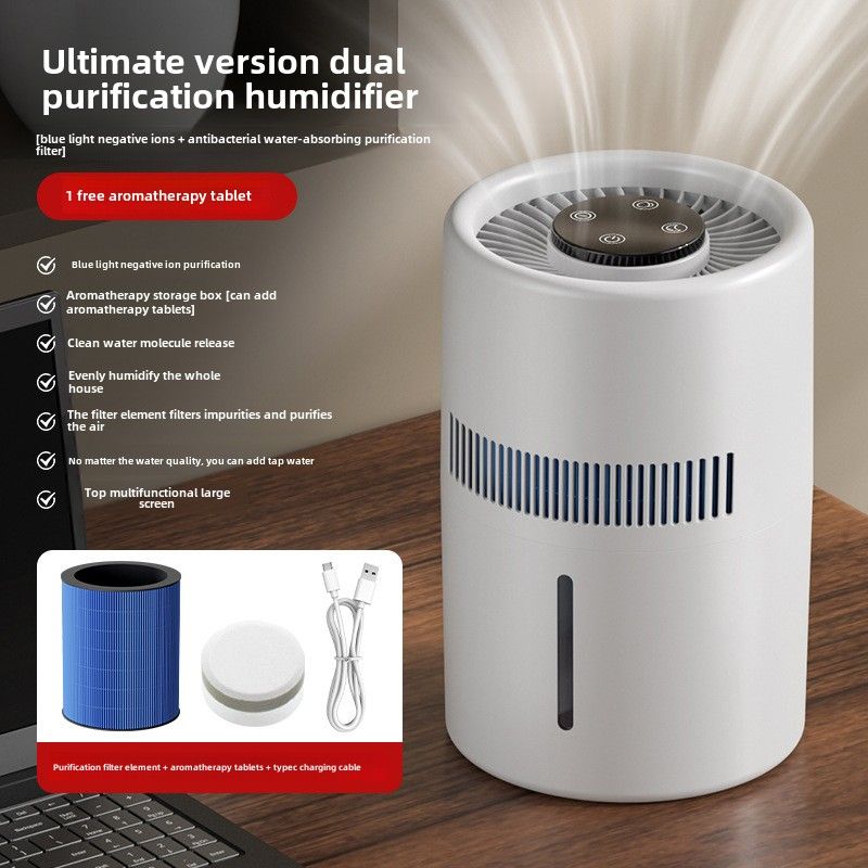 RYYD 4L Mistvrije Luchtbevochtiger - Grote Ruimte |USB Luchtreiniger |EU Model_voghion.com