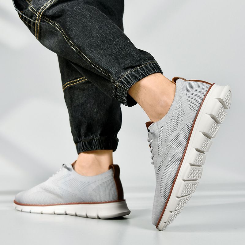 2023 Britse stijl zomer ademende sneakers mesh heren grote maat 48 trendy hardloopschoenen_voghion.com