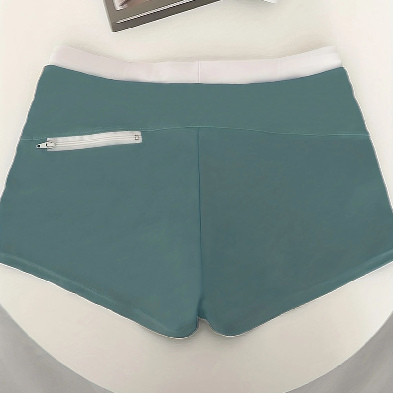 2024 Neue einfarbige Herren-Shorts für Unbeholfenheit und Anti-Licht mit gebundenen, engen, schnell trocknenden Sporthosen_voghion.com