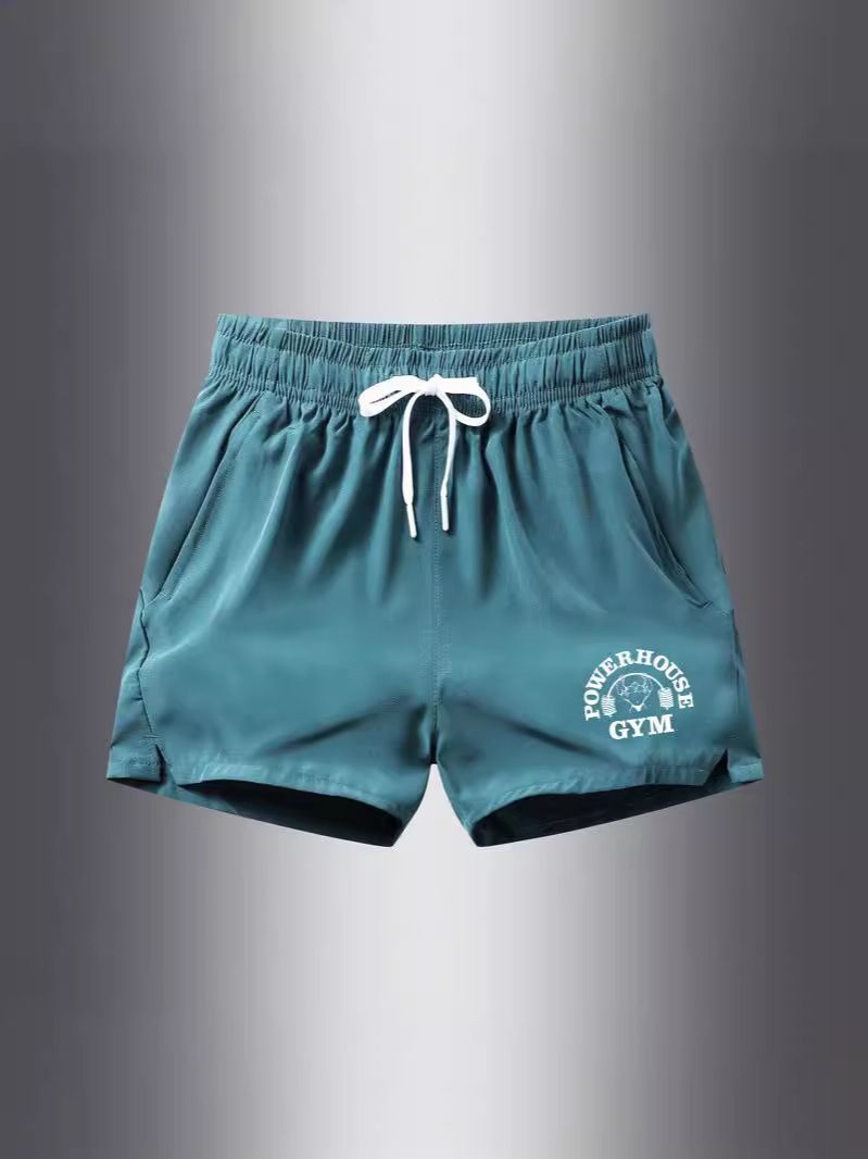 Qualità imbattibile. Qualità imbattibile. Nuovi pantaloncini estivi in seta ghiacciata, casual, sportivi, da 3 minuti, alla moda, da uomo, per la spiaggia, il fitness e la corsa._voghion.com