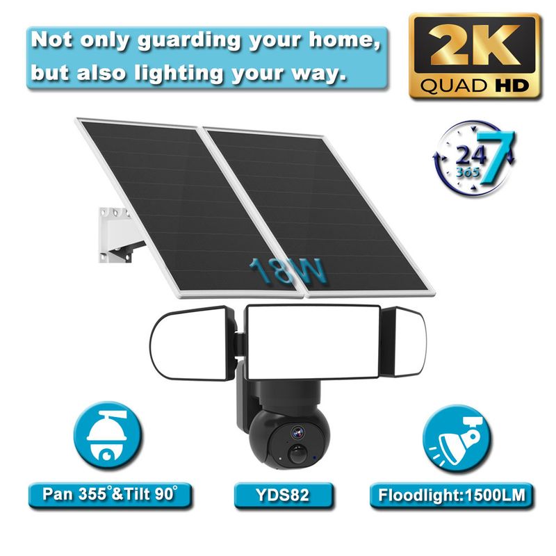 Telecamera a sfera solare con registrazione video 24 ore su 24, batteria a lunga durata, wireless, impermeabile, per esterni, illuminazione da giardino, monitoraggio_voghion.com