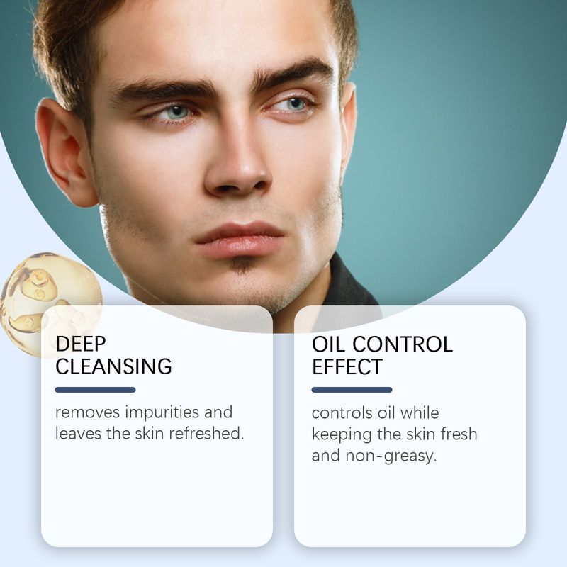 East Moon Men's sanft botzt d'Gesiichtshaut, erfrëschend Feuchtigkeitsscrub a kontrolléiert d'Uelegpeeling_voghion.com