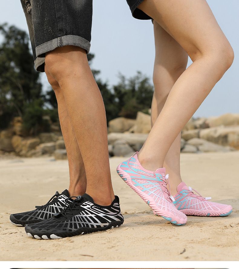 Scarpe da acqua unisex ad asciugatura rapida - Calzini antiscivolo per spiaggia, escursionismo e yoga (disponibili in 12 colori e 14 taglie)_voghion.com