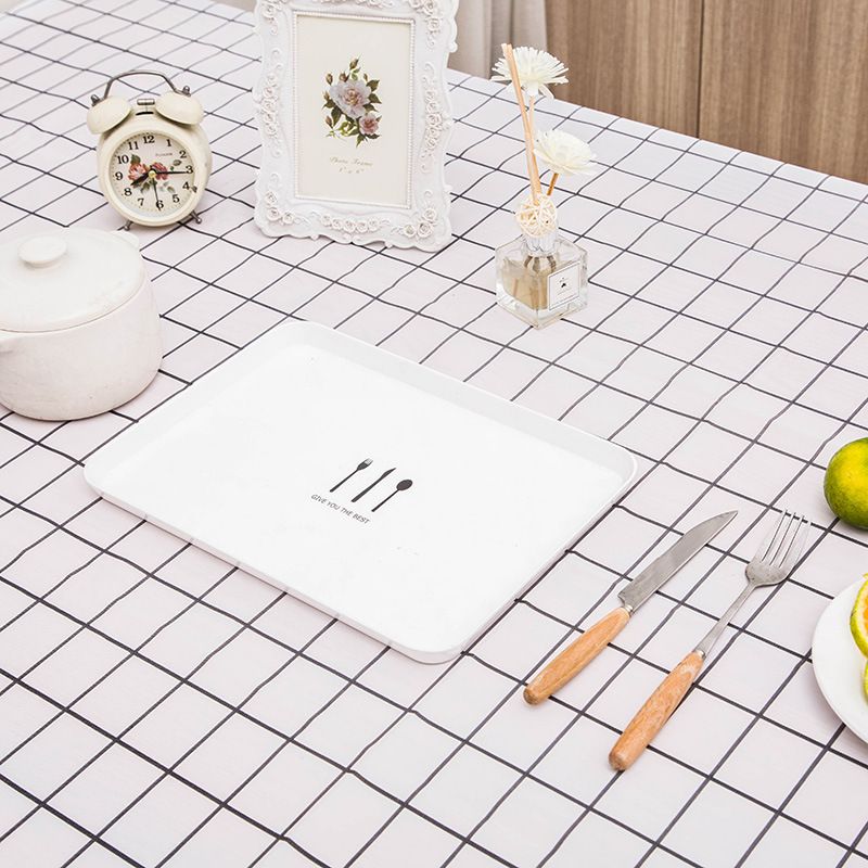 Minimalistische doek in stijl, waterdicht en oliebestendig doek, thuis, woonkamer, Nordiceaable matable doek_voghion.com