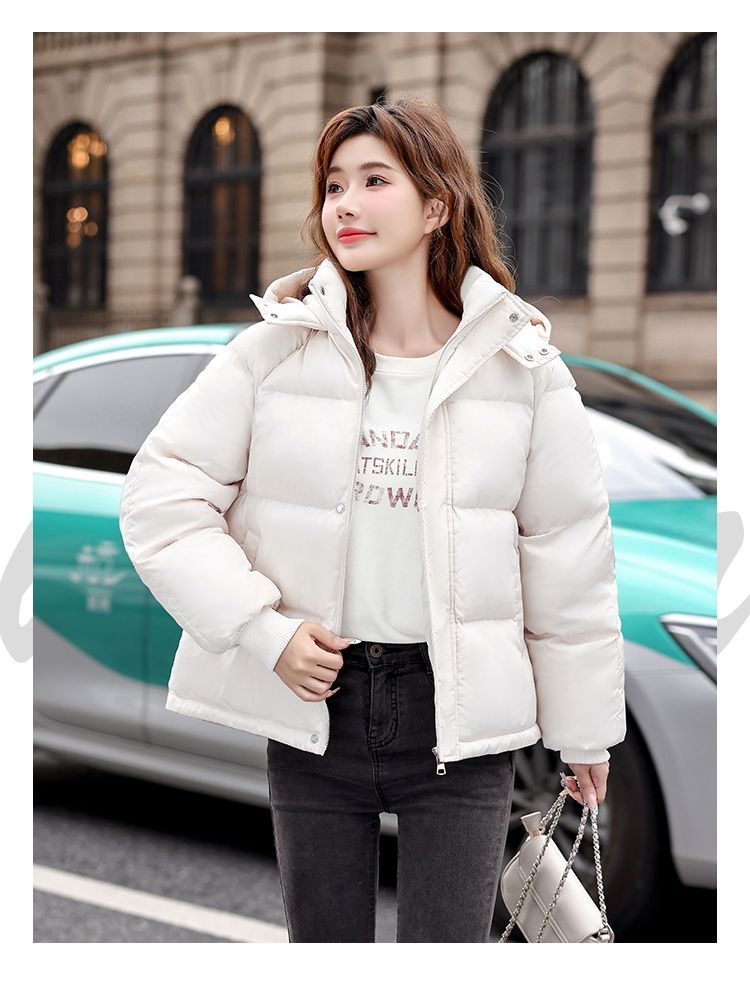 Nuovo studente giacca corta in piumino edizione coreana 2024 cappotto da donna in cotone invernale spesso e largo_voghion.com