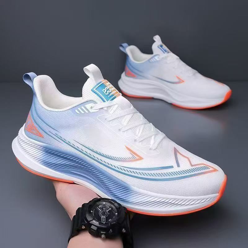 Comfortable Breathable Men's 2025 Spring New Style Mesh Soft Bottom Lightweight Running Youth Sports Trendy Shoes_voghion.com