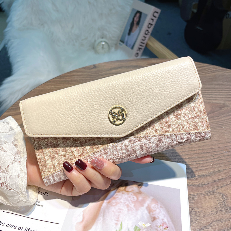 Women's Long Large Capacity New Style Elegant Clutch Multi-Card Slot Card Holder Leather Wallet_voghion.com
