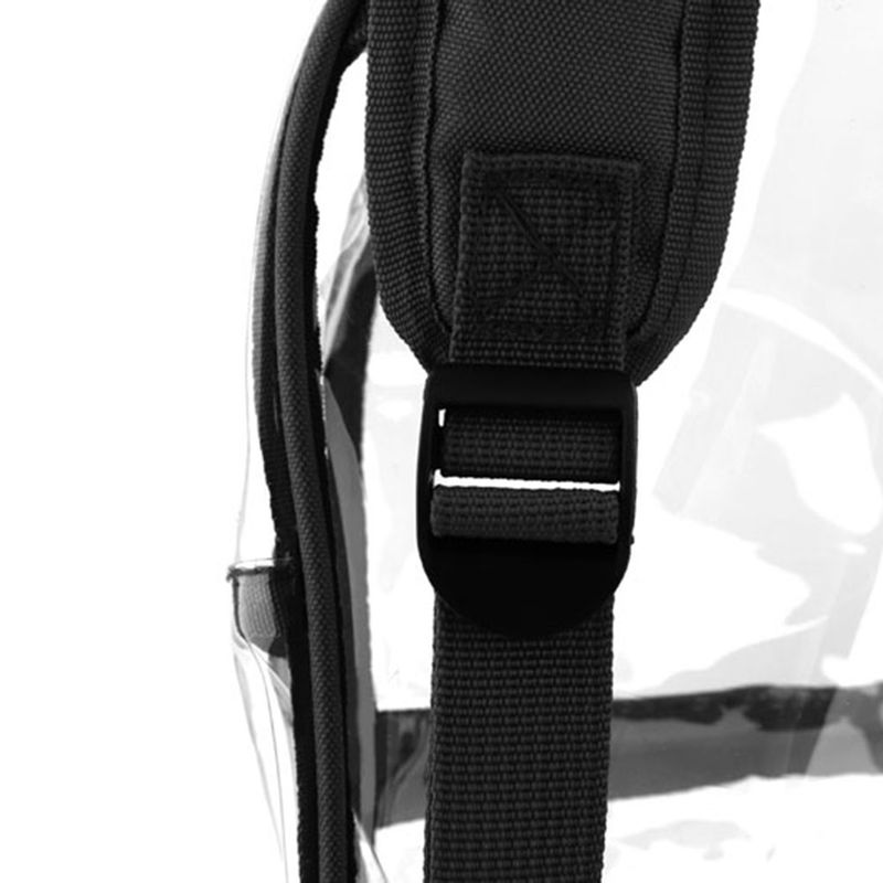 Transparente Rucksäcke für Damen, Stadionzulassung, transparente PVC-Freizeit-Multifunktions-Aufbewahrungstasche mit verstellbaren Trägern_voghion.com