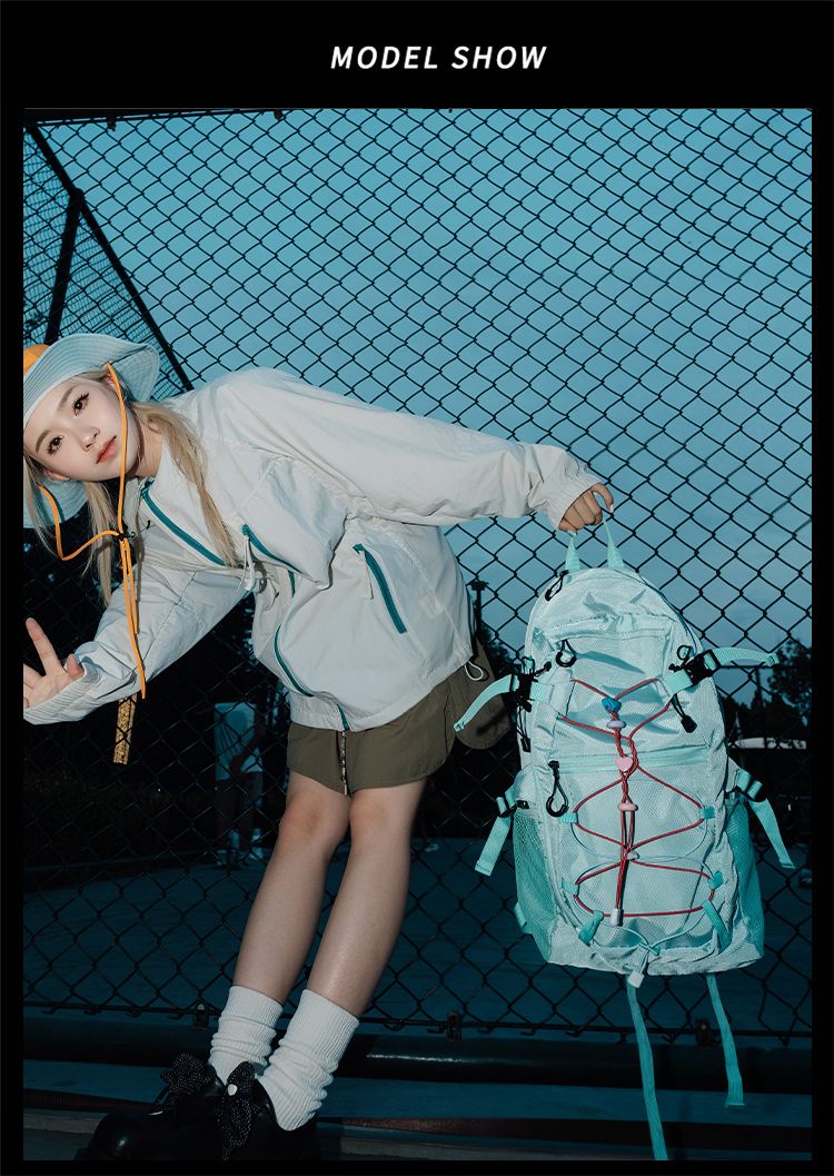 Bolsa de trabajo estilo montaña, deportiva, resistente al agua, para senderismo, ligera, para portátil, moderna, versátil, para estudiantes universitarios._voghion.com