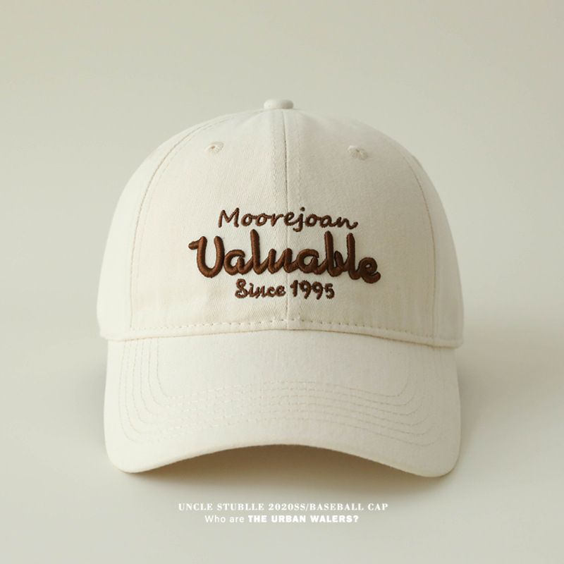 Nuovi cappelli da baseball per uomo e donna, marchio alla moda, originale, con lettera ricamata, berretto a becco d'anatra morbido in stile coreano, versatile per far sembrare il tuo viso piccolo._voghion.com