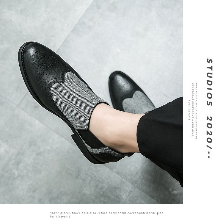 Men's Business Casual Dress Oxfords Formal Lace-Up Shoes For Office, Parties, And Daily Wear_voghion.com