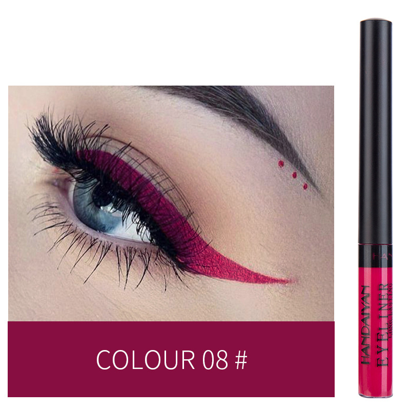 esplosivi certificazione FDA eyeliner liquido colorato opaco impermeabile resistente al sudore 12 set_voghion.com