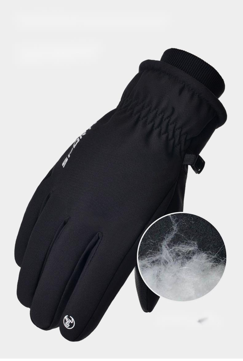 Gants de ski d'hiver en coton 3M coupe-vent, imperméables, chauds, tactiles, résistants au froid, pour la moto, la randonnée et_voghion.com
