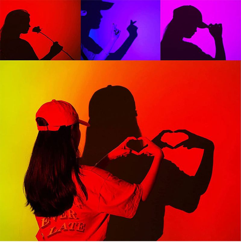 Zonsonderganglamp Tuya LED Nachtlampje USB RGB Smart Life APP Afstandsbediening Projectie voor Kamerdecoratie Fotografie Festival Geboorte_voghion.com