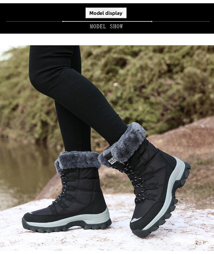 Stivali da neve da donna più venduti, scarpe da trekking alte per esterni_voghion.com