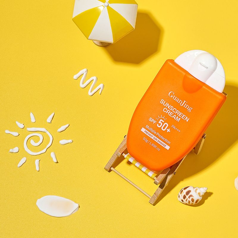 Crème solaire d'été GuanJing pour les bras et le visage_voghion.com