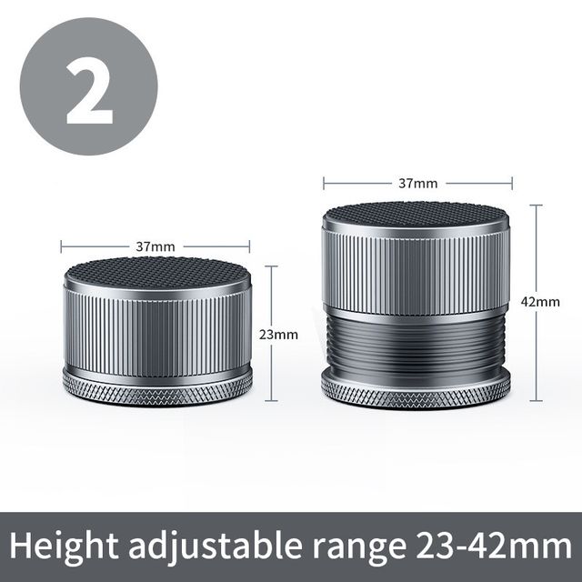 Säädettävät sängynnousut Heavy Duty -suojat Huonekalut tärinää vaimentavat jalat Monikäyttöiset korkealaatuiset huonekalujen jalkojen varusteet_voghion.com