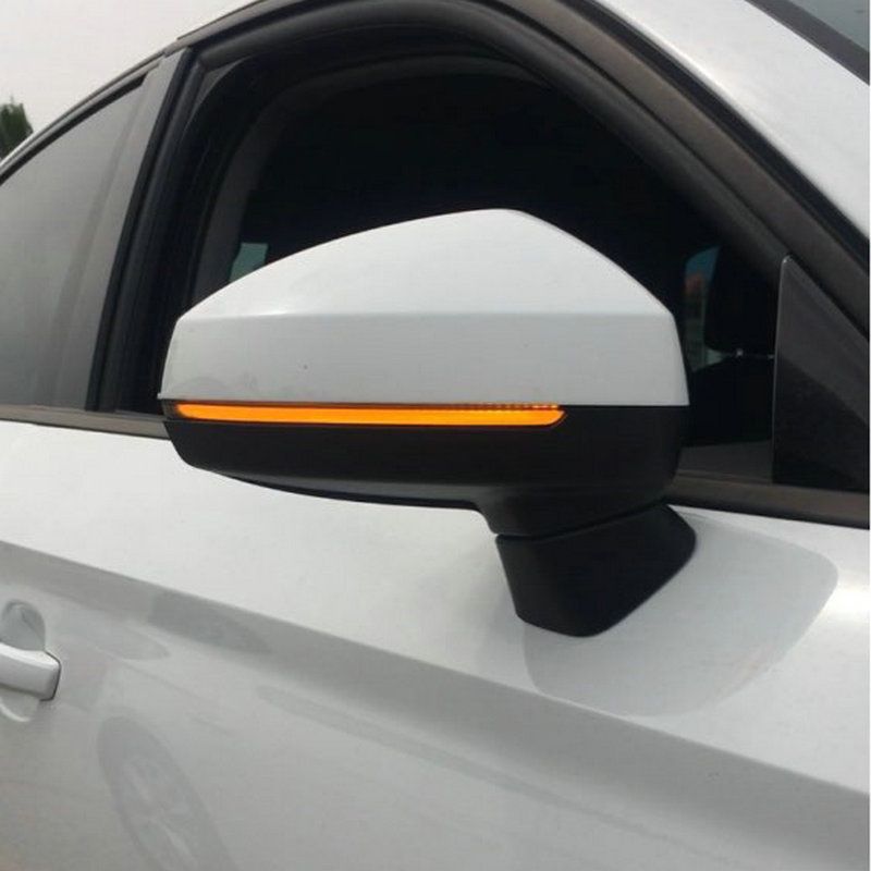 2 adet Audi A3 S3 8V RS3 dinamik kaydırma LED sinyal lambası 2014 2015 2016 2017 2019 2020 ayna göstergesi flaşör süpürme_voghion.com
