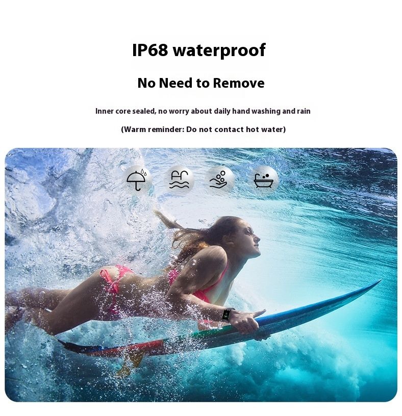 R7 Smart Watch Fiess Tracker, 1.7" Full Touch Screen With Heart Rate Oxygen Monitor, Blood Pressure Sleep Tracking, IP68_voghion.com