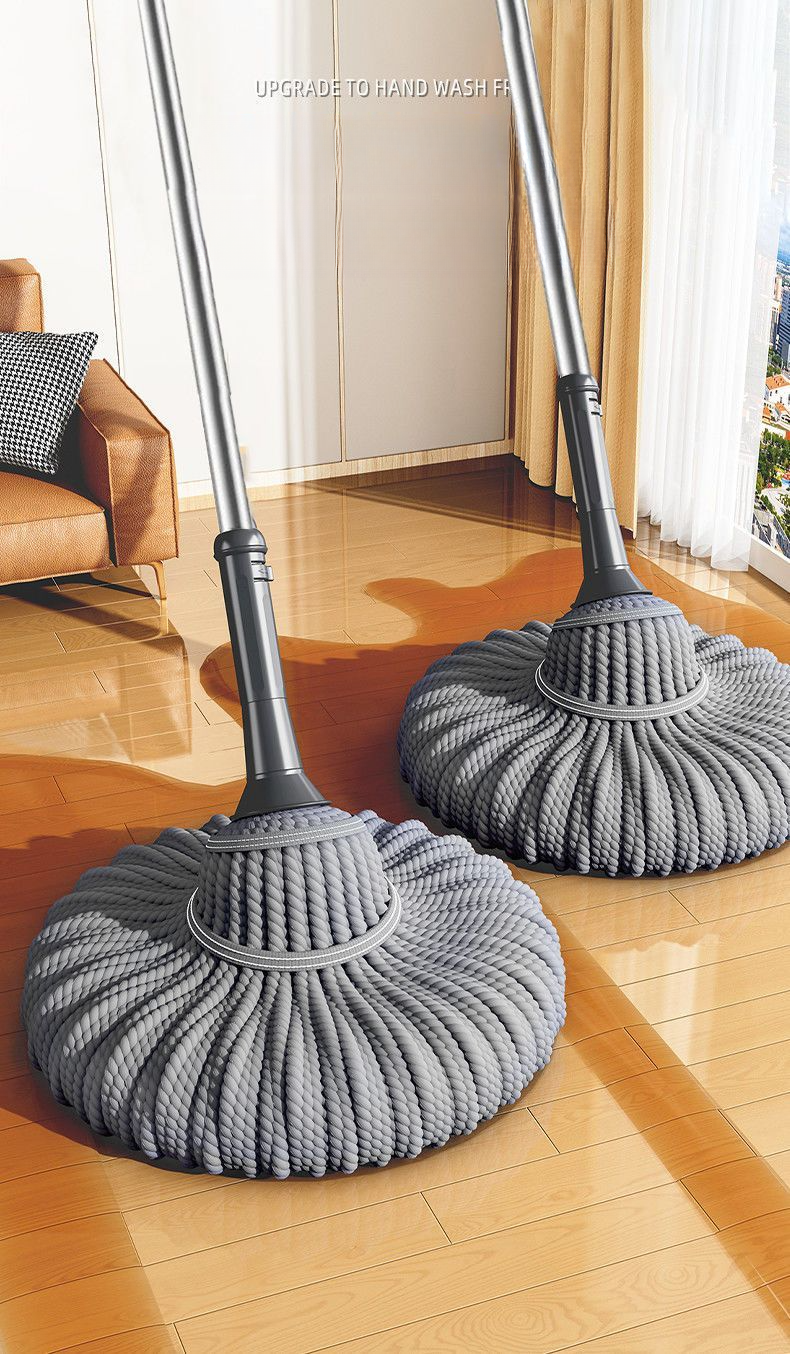 Jefun 2025 New Self-Wringing Hands-Free Washing Large Head Household Mop Commercial Use For Restaurants_voghion.com