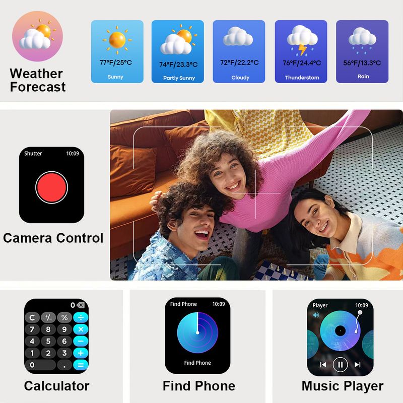 Unisex Smart Watch True Rate Blutsauerstoff UV Männer und Frauen Gesundheitsüberwachung Sportuhr Multifunktional_voghion.com