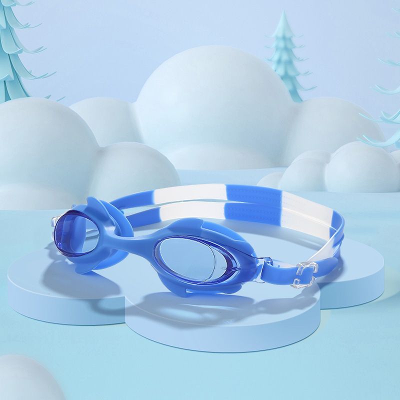 Qilang Kinderzwembril voor jongens en meisjes zonder recept, HD anti-condens, met oordopjes en trainingsbril_voghion.com