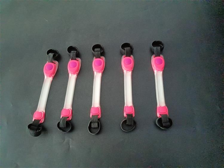 New Fashion Outdoor Night Running LED Warning Light Pet Leash Luminous Silicone Binding Belt_voghion.com