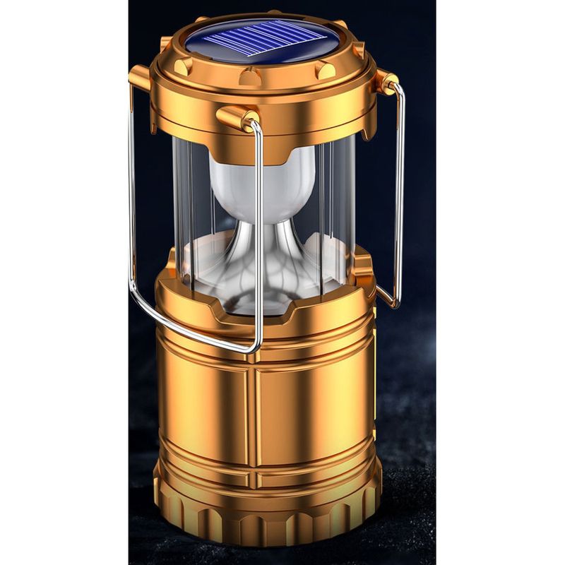 Linterna solar alemana recargable con batería de larga duración, ideal para iluminación de emergencia en exteriores, camping y como luz colgante portátil._voghion.com