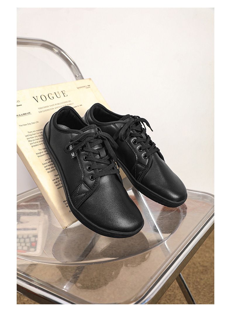 Scarpe casual da uomo nuove, larghe, a piedi nudi, leggere, con suola morbida, sportive all'aperto, basse, allacciate in pelle_voghion.com
