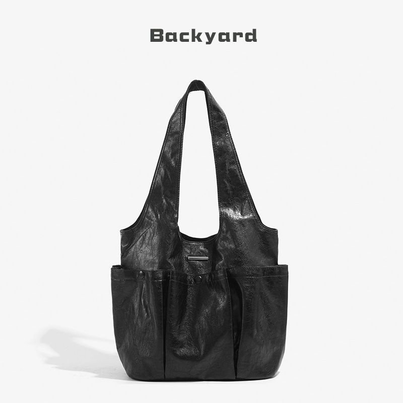 Koreanische Nischen-Schulter- und Unterarmtasche mit mehreren Taschen, große Kapazität, Pendler-Einkaufstasche, Handtasche für Damen_voghion.com