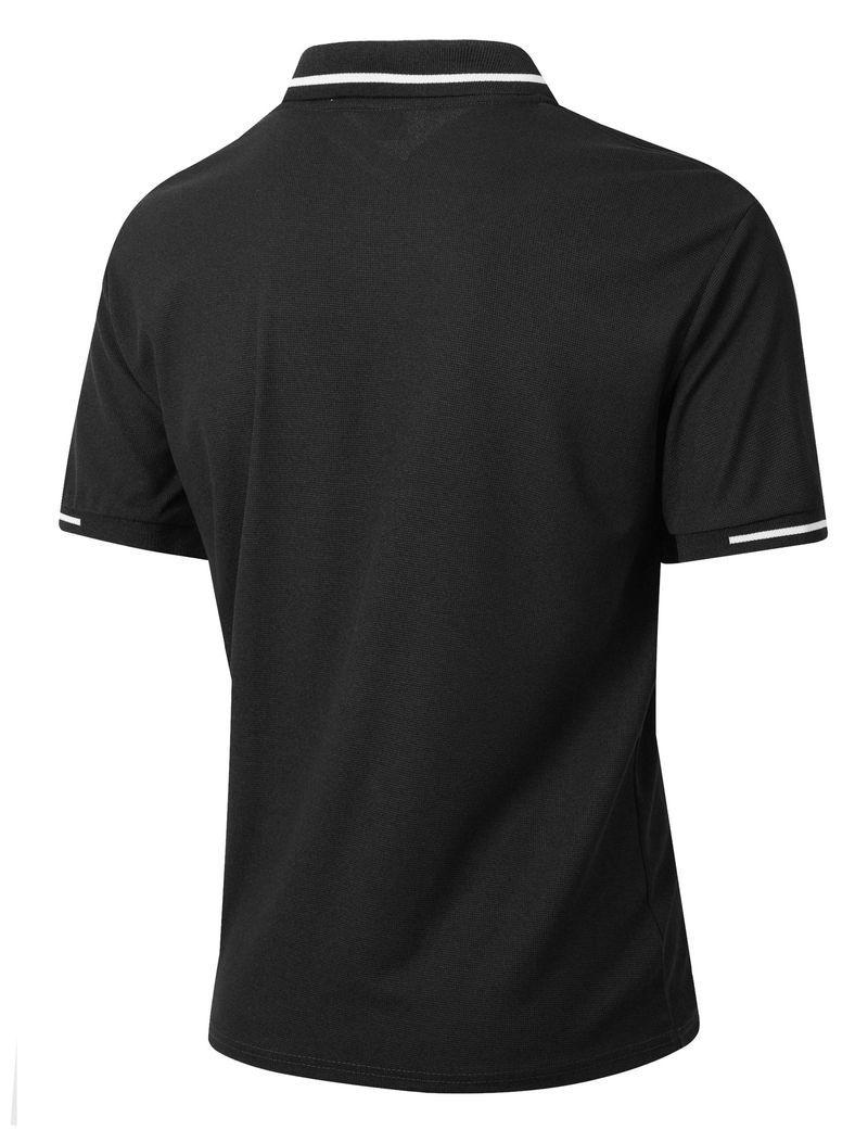 2025 Summer Men Polo T-Shirt Men Casual Polo Shirt Male Short Sleeves Tops Tees Men Stripe Pattern Print Button T Shirt_voghion.com